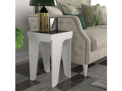 Príručný stolík EZO, biela