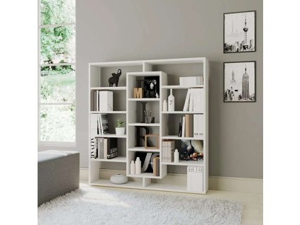 Škandinávska knižnica SAMPLE, biela