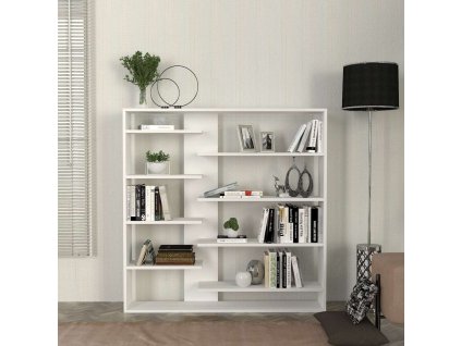 Policový regál DANDY, biela