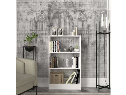 Policový regál CELTA, biela