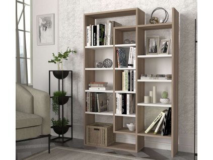 Knižnica LINDA, biela/cordoba