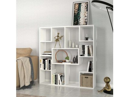 Policový regál PESIMIST, biela