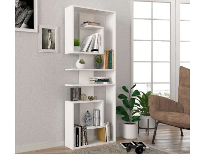 Policový regál SONE, biela