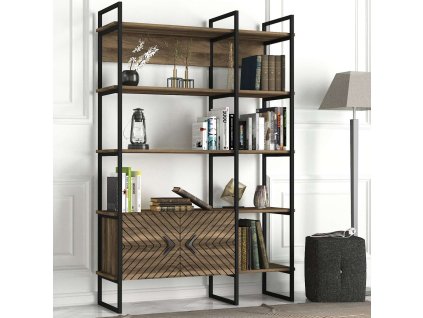 Industriálny regál SANTAFE, orech