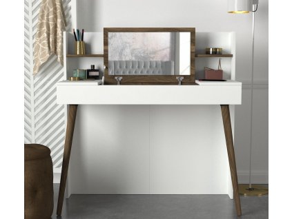 7028 retro toaletny stolik biela orech v2pdtbi3ndbgjwek