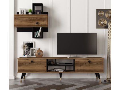 TV stena RAMZES, lydia / čierna