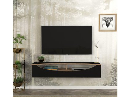 7271 gizela zavesny tv stolek cerna borovice atlantik 8z1msgxsstif3vqs