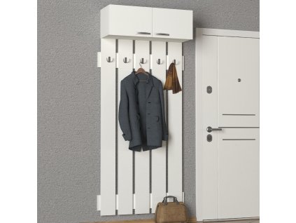 Závesný vešiak QUIDY, biela