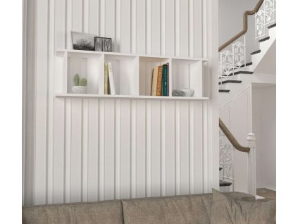 Závesná polica ICE, biela