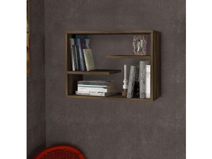 Závesná polica NOTI, orech