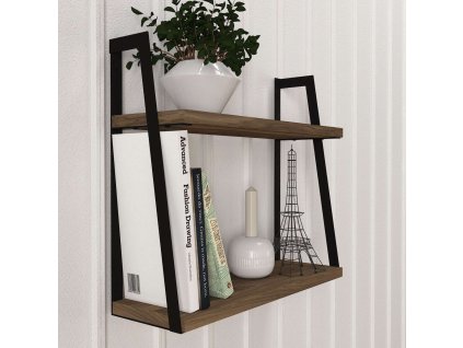 Nástenná polica HELLA, orech