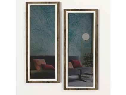 Nástenné zrkadlá ARYA 2, lydia/biela