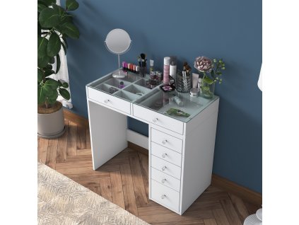 Toaletný stolík WHISKY, biela