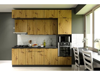 Moderná kuchynská linka 260 CAMELIA, dub Artisan