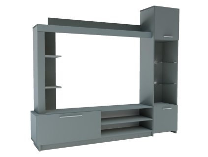 Obývacia zostava LUXURY, činčila šedá