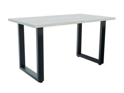 Jedálenský stôl VERDY 160, dub Craft biely