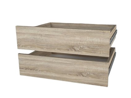 Sada 2 šuplíkov 600/600 DRAWERS, dub sonoma