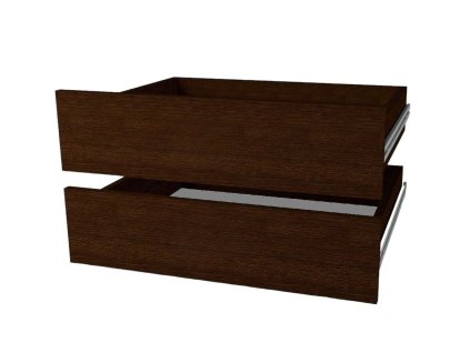Sada 2 šuplíkov 600/600 DRAWERS, wenge
