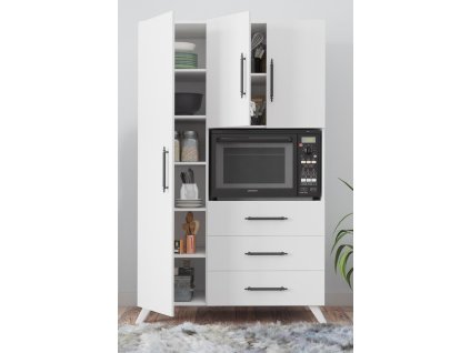 Multifunkčná skriňa ADELINE, biela