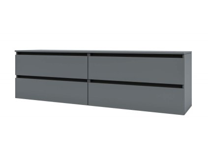 Skrinka pod TV 1800 LIFE, Grafite grey / Grafite grey