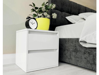 Nočný stolík SONIJA, biely