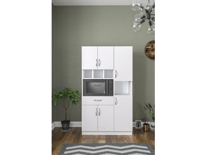 Multifunkčná skriňa ARIANA, biela