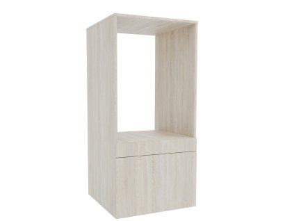 Regál na práčku PRELIX, craft biely