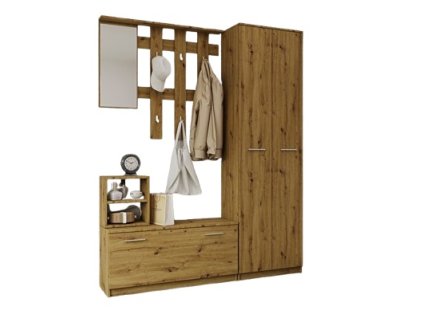 Predsieňová zostava REMO II, dub Artisan