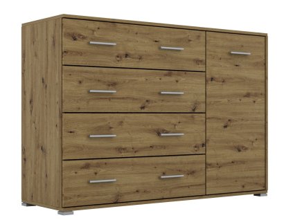Komoda 1D4S KAMONE, farba dub artisan