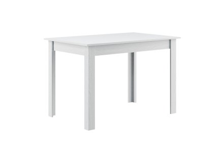 Jedálenský stôl 110x80 VALENT, biele drevo