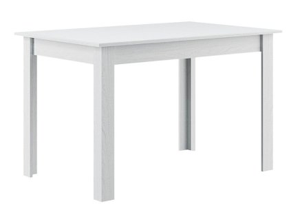 Jedálenský stôl 140x80 VALENT, biele drevo
