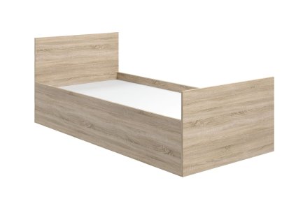 Jednolôžková posteľ 90x200-dub Sonoma SOULMATE