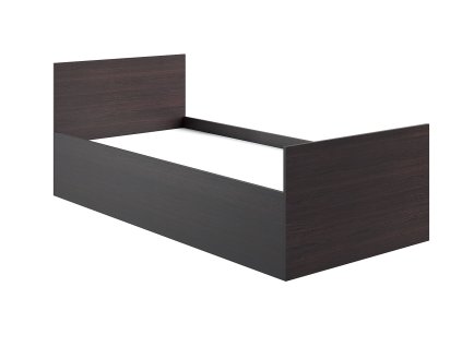 Jednolôžková posteľ 90x200-wenge SOULMATE