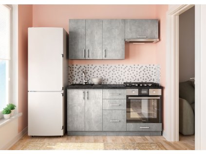 Kuchynská linka 160 FORESTA, betón