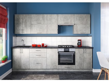 Kuchynská linka 280 FORESTA, betón