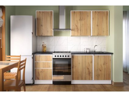 Kuchynská linka 160 MATEO, apalačský dub-biela