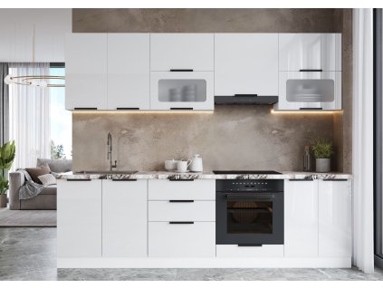 Kuchynská linka z MDF OASIS 260, biela