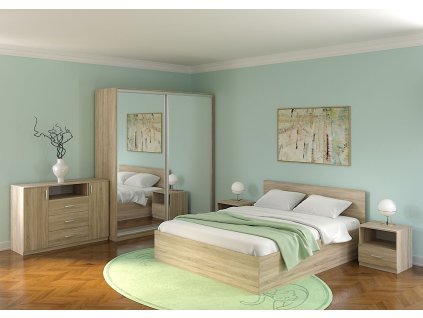 Spálňová zostava VENA, dub Sonoma