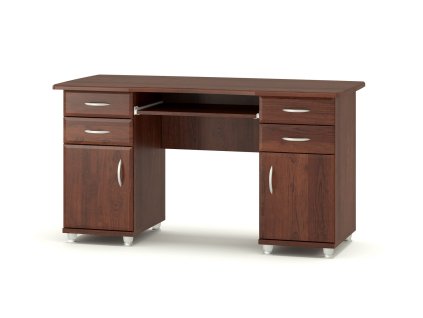 Písací stôl DYLAN 2, orech milánsky