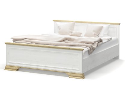 Manželská posteľ 160 JARMANKA, borovica/dub zlatý