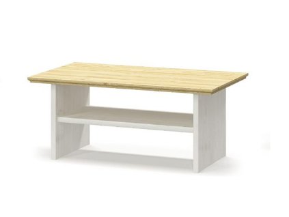 Rustikálny konferenčný stolík JARMANKA, borovica/dub zlatý