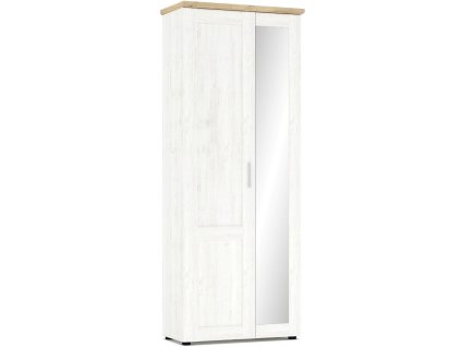 Šatníková skriňa KELIES, borovica Andersen / dub Artisan