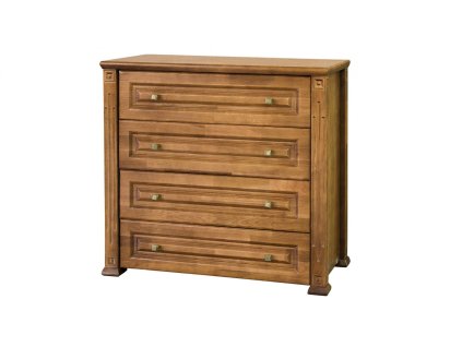 Drevená komoda LUXURY, orech