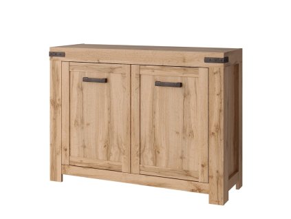 Komoda dvojdverová MARIETTA, dub Wotan