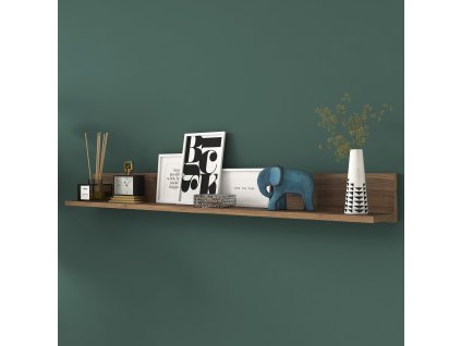 Závesná polica FEST, orech