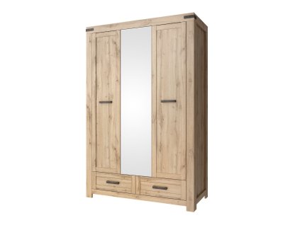 Šatníková skriňa 3D2S MARIETTA, dub Wotan