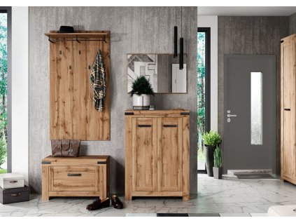 Predsieňová zostava MARIETTA, dub Wotan