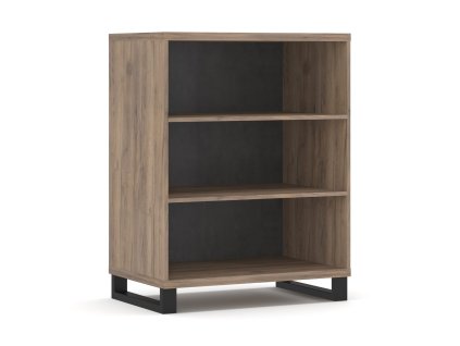 Nízky regál ALFA, dub tabako-matera