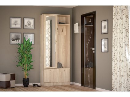 Designová predsieň dub sonoma PRESTO