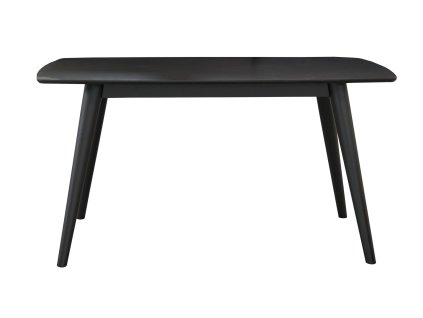 Jedálenský stôl 150x90 CROW, čierna
